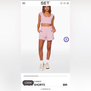 Set Active Sweat Shorts